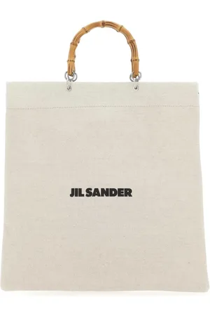 Jil Sander Torebki, Mężczyzna, Beżowy, ONE SIZE, Płócienna torba typu tote w kolorze piaskowym