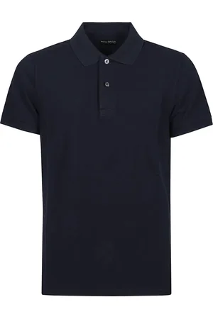 Tom Ford Koszulki, Mężczyzna, Czarny, M, Bawełna, Koszulka Polo z Krótkim Rękawem