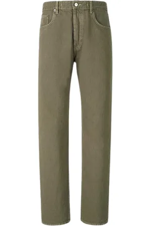 Jacquemus Jeansy, Kobieta, Zielony, W31, Denim, Jeansyy Straight Leg - Mid Rise - Denim Vintage Washed