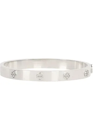 Tory Burch Akcesoria, Kobieta, Szary, M, Stalowa Bransoletka