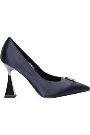 Karl Lagerfeld Buty, Kobieta, Czarny, 37 EU, Skóra, Debut Brooch Court Obcasy