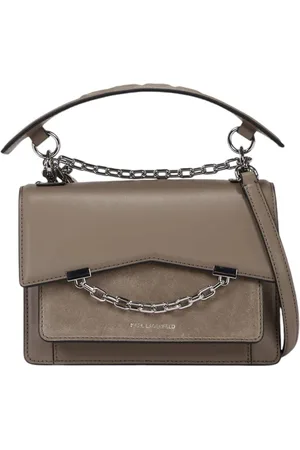 Karl Lagerfeld Torebki, Kobieta, Szary, ONE SIZE, Skóra, Niska Handtas