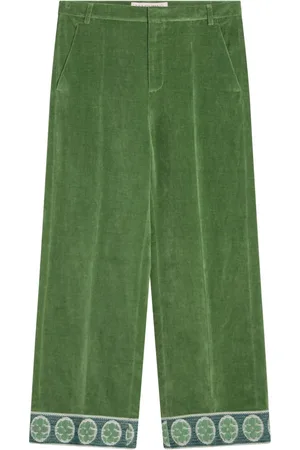 VALENTINO GARAVANI Spodnie, Mężczyzna, Zielony, S, Bawełna, Baggy Loose Pants