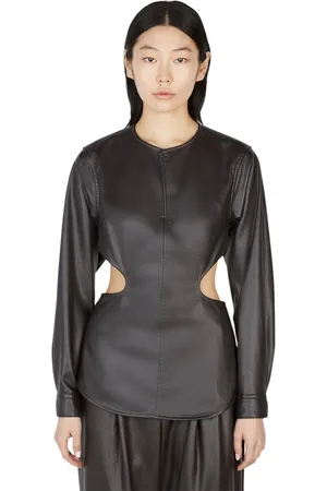 Issey Miyake Koszulki, Kobieta, brązowy, M, Poliester, Figure Top