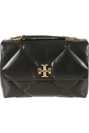 Tory Burch Torebki, Kobieta, Czarny, ONE SIZE, Skóra, Torebka na ramię Kira Diamond Quilt Convertible