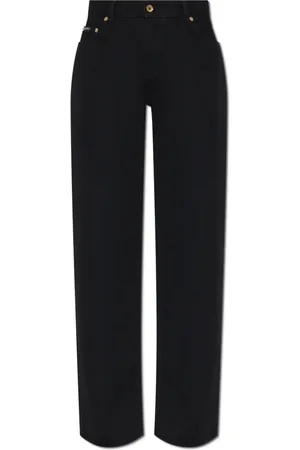 Dolce & Gabbana Jeansy, Kobieta, Czarny, S, Bawełna, Jeansyy z nogawkami o prostym kroju