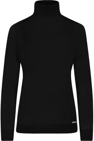 Kiton Swetry, Kobieta, Czarny, S, Kaszmir, Golf Wysoki