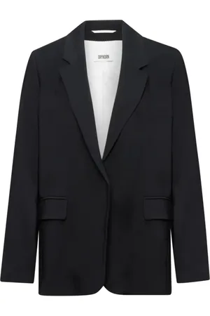 Drykorn Kurtki, Kobieta, Czarny, M, Oversized Boyfriend Blazer z Długimi Rękawami