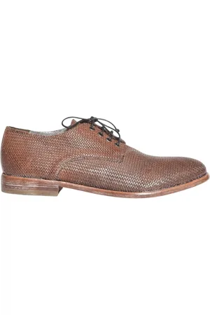 Moma Buty, Mężczyzna, brązowy, 41 EU, Pleciony Model Sznurowanych Butów