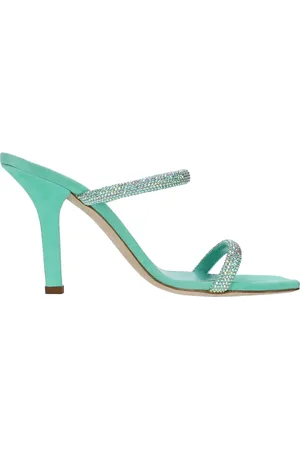 PARIS TEXAS Buty, Kobieta, Zielony, 37 EU, Skóra, Holly Linda Mules
