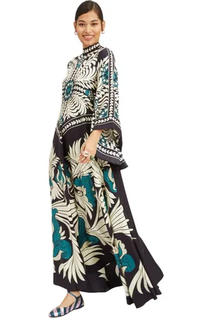 La DoubleJ Sukienki, Kobieta, Wielobarwność, L, Magnifico Silk Dress