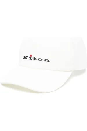 Kiton Akcesoria, Mężczyzna, Biały, ONE SIZE, Bawełna, Stylowy Kapelusz