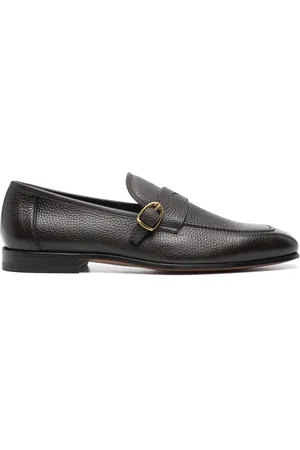 Tom Ford Buty, Mężczyzna, brązowy, 43 EU, Skóra, Włoskie Skórzane Mokasyny z Klamrą
