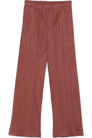 Issey Miyake Spodnie, Kobieta, brązowy, M, Stylowe Spodnie