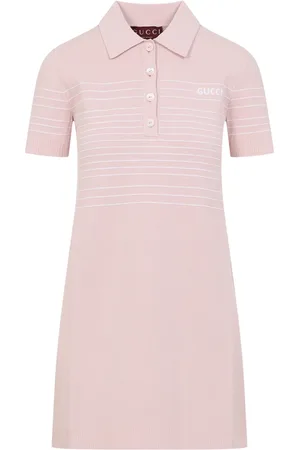 Gucci Sukienki, Kobieta, Różowy, M, Luksusowa Różowa Fioletowa Sukienka