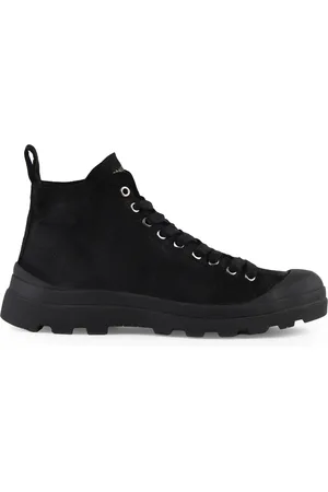 Panchic Buty, Mężczyzna, Czarny, 41 EU, Skóra, Sznurowane botki do kostki