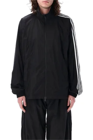Y-3 Kurtki, Mężczyzna, Czarny, XL, Nylon, Kurtka Nylonowa 3-Stripes