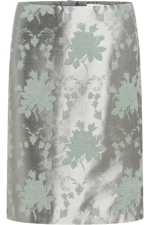 INWEAR Spódnice, Kobieta, Zielony, S, Agave Midi Skirt