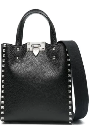 VALENTINO GARAVANI Torebki, Mężczyzna, Czarny, ONE SIZE, Skóra, Torebka Rockstud
