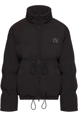 VALENTINO GARAVANI Kurtki, Mężczyzna, Czarny, L, Poliester, VLogo Puffer Jacket