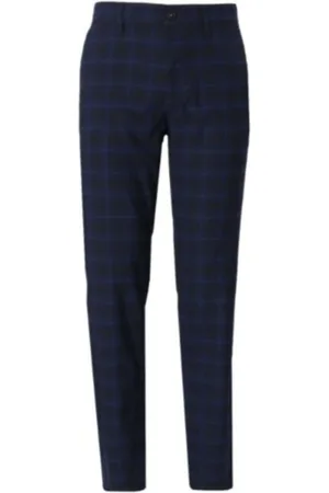 HUGO BOSS Spodnie, Mężczyzna, Niebieski, W38 L32, Bawełna, Spodnie Chino Tapered