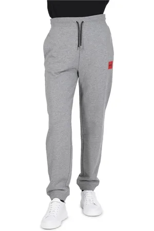 HUGO BOSS Spodnie, Kobieta, Szary, S, Bawełna, Szare dresowe spodnie bawełniane Medium Grey