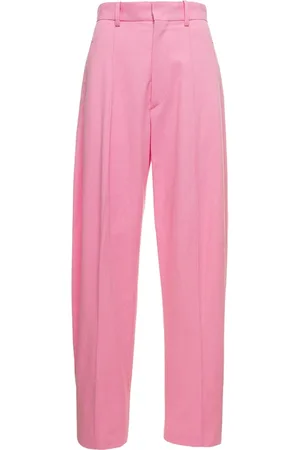 Isabel Marant Spodnie, Kobieta, Różowy, S, Bawełna, Sopiaeva Baby Palazzo Pants