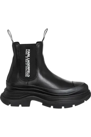 Karl Lagerfeld Buty, Kobieta, Czarny, 37 EU, Skóra, Botki Luna