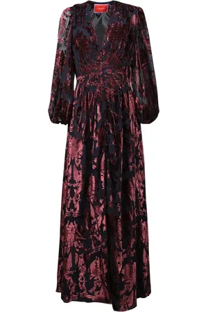 La DoubleJ Sukienki, Kobieta, Wielobarwność, M, Sukienka Bordeaux Elegancki Styl