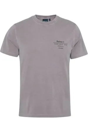 Barbour Koszulki, Mężczyzna, brązowy, M, Brązowy T-shirt z Grafiką