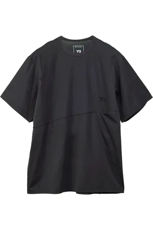 Y-3 Koszulki, Mężczyzna, Czarny, L, Bawełna, Czarny T-shirt Oversize