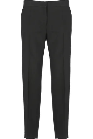 Jil Sander Spodnie, Kobieta, Czarny, S, Bawełna, Spodnie Tailored z Kieszeniami