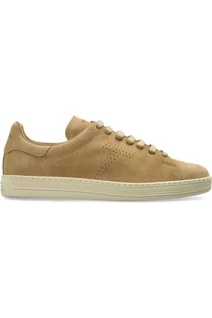 Tom Ford Buty, Mężczyzna, Beżowy, 41 EU, Bawełna, Suede Warwick Sneaker
