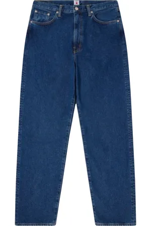 Edwin Jeansy, Mężczyzna, Niebieski, W29, Denim, Japońskie Luźne Jeansyy Niebieski Denim