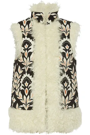 La DoubleJ Kurtki, Kobieta, Wielobarwność, S, Poliester, Monochrome Folk Gilet