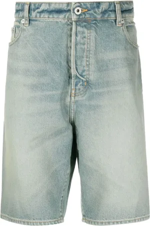 Kenzo Szorty, Mężczyzna, Niebieski, W31, Denim, Himawari Denim Shorts