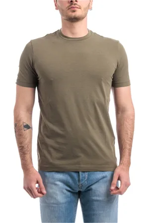 ALTEA Koszulki, Mężczyzna, Zielony, M, Super cienki T-shirt Jersey