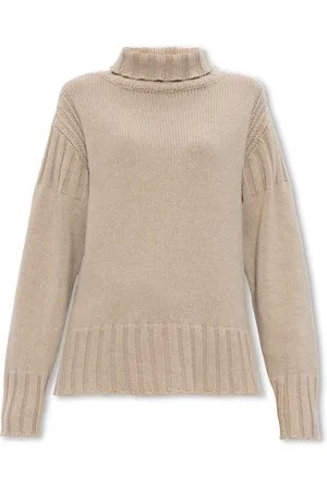 Jil Sander Swetry, Kobieta, Beżowy, S, Kaszmir, Golf z kaszmiru