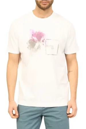 John Richmond Koszulki, Mężczyzna, Biały, XL, Casual T-Shirt