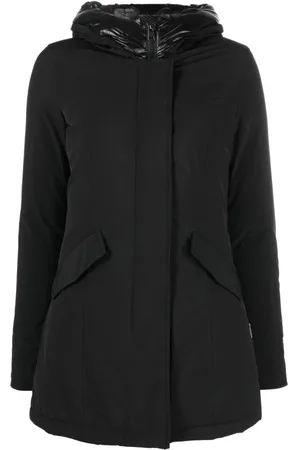 Woolrich Płaszcze, Kobieta, Czarny, L, Poliester, Arctic Parka