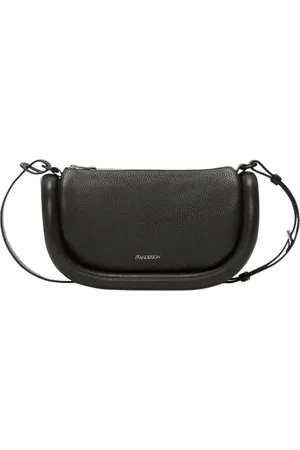 J.W.Anderson Torebki, Kobieta, Czarny, ONE SIZE, Skóra, Bumper-12 Skórzana Torba Crossbody