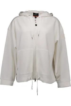 Parajumpers Bluzy, Kobieta, Biały, L, Poliester, Kamizelka zapinana na zamek