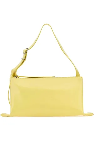 Jil Sander Torebki, Kobieta, Żółty, ONE SIZE, Skóra, Żółta skórzana torebka na ramię