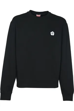 Kenzo Bluzy, Mężczyzna, Czarny, S, Bawełna, Klasyczna bluza dresowa