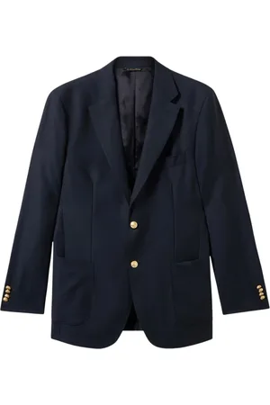 Brooks Brothers Kurtki, Mężczyzna, Niebieski, M, Wełna, Marynarka z wełny