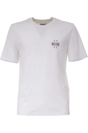 Jacob Cohen Koszulki, Mężczyzna, Biały, M, Retro Bawełniany T-Shirt