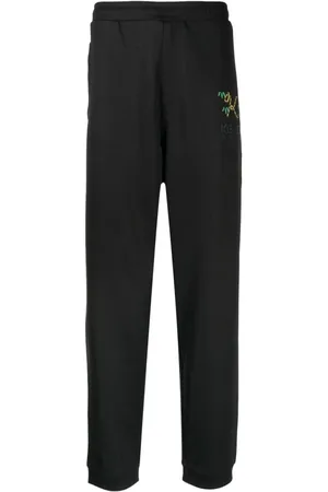 Kenzo Spodnie, Mężczyzna, Czarny, XL, Poliester, Spodnie dresowe