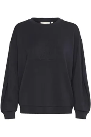 INWEAR Bluzy, Kobieta, Niebieski, L, Poliester, Vincent Mono Sweatshirt
