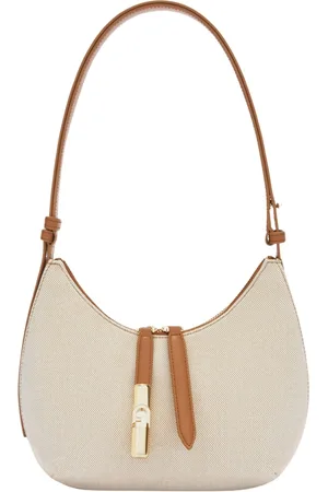 Furla Torebki, Kobieta, Beżowy, ONE SIZE, Goccia Torba na ramię S