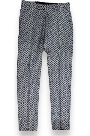 Karl Lagerfeld Spodnie, Mężczyzna, Szary, 3XL, Poliester, Proste spodnie